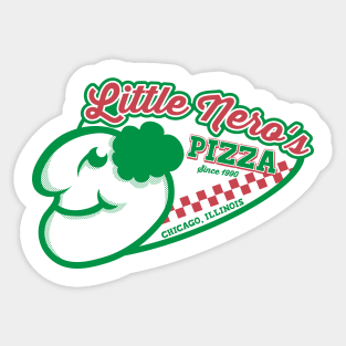 Little Nero's Pizza Logo Sticker